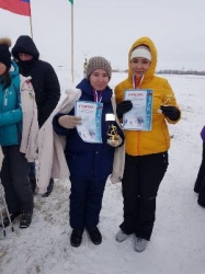 19 января в районе прошли соревнования по лыжным гонкам посвященным массовым  соревнованиям Всероссийского "Дня снега -2018"