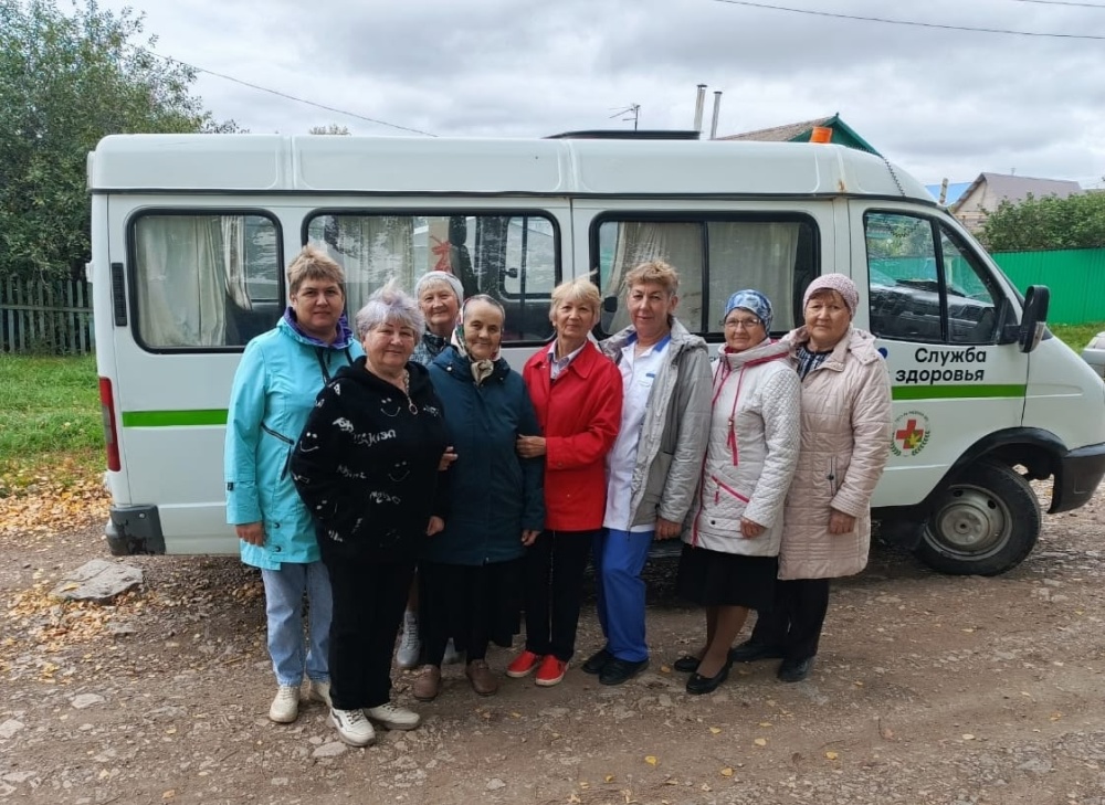 Сегодня прошли маммографию жительницы села Мечниково
