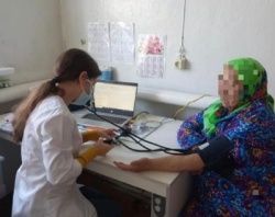 16 октября передвижной ФАП Раевской ЦРБ с бригадой медицинских работников посетил д.Чуракаево