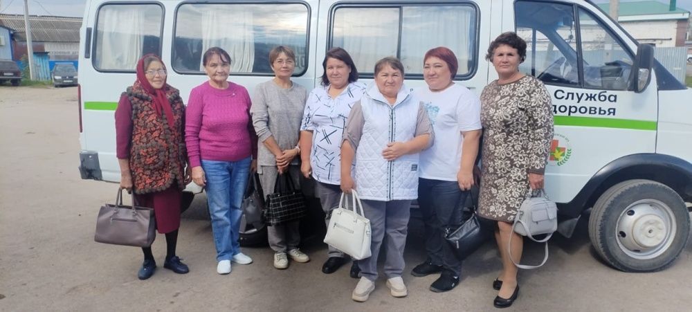 Сегодня прошли маммографию жительницы села Красный Клин