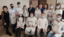 Встреча администрации района и ЦРБ со студентами БГМУ